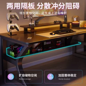 AOLIVIYA Desktop Computer Desk Household White Gaming Table Student Bedroom Desk Study Table Simple Desk Workbench - Image 3