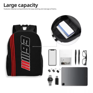 Custom Motorcycle-M-Marquezed Travel Backpack Men Women School Laptop Bookbag College Student Daypack Bags - Image 5