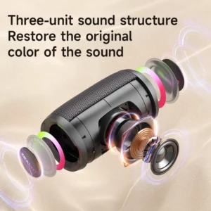 Zealot-S61M Karaoke Machine Portable Bluetooth 5.3 Speaker System with 1-2 Wireless Microphones Home Family Singing Gifts - Image 2