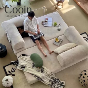 Vacuum compression sofa; Transformable sofa combination; Living room function sofa bed; Modular sofa; Hotel compression bed - Image 2
