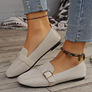 New Flats Shallow Loafers Women Walking Casual Shoes Designer Summer Comfort Soft Sole Shoes Brand Office Zapatillas De Mujer - Image 2