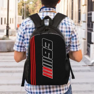 Custom Motorcycle-M-Marquezed Travel Backpack Men Women School Laptop Bookbag College Student Daypack Bags - Image 6