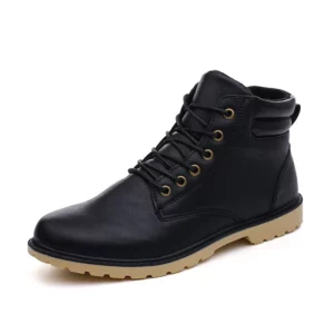 Brand New Men's Leather Shoes Korean Trend Comfortable Loafer Men Shoes British Fashion Men High Top Sneakers New Moccasins Men - Image 9