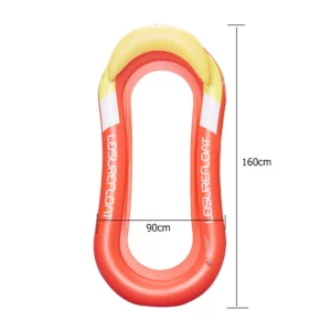 Outdoor Foldable Water Hammock Inflatable Floating Row PVC Summer Air Mattresses Swimming Pool Lounge Chair Water Sleeping Bed - Image 4