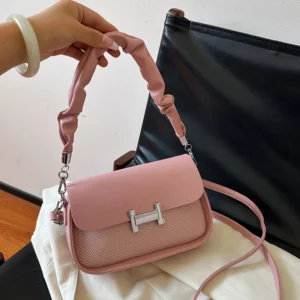 High Quality Fashionable Crossbody Bag Women's Designer Leather Handbag Minimalist Solid Color With Adjustable Shoulder Strap - Image 10