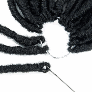 Straight Faux Locs Crochet Braids Hair 18Inch Ombre Synthetic Goddess Braids BraidingHair Extensions African for Women - Image 4