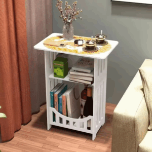 Nordic Style Wooden Storage Table Multipurpose for Bedside Living Room Office Organizer Portable Mini Square Design Coffee Table - Image 3