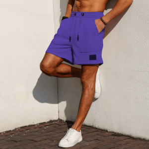 Men's Stylish Purple Shorts with Modern Design-Perfect for Casual Wear Outdoor Activities And Daily Errands-Comfortable Fit - Image 6