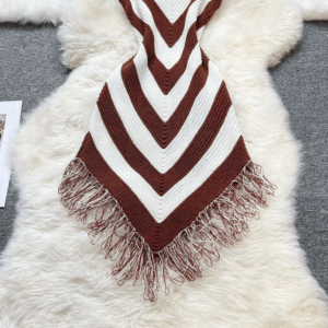 YuooMuoo Chic Fashion Sexy Wrap Hips Stripes Tassel Mini Dress 2025 Summer Elegant V-neck Knitted Bodycon Party Dress Streetwear - Image 2