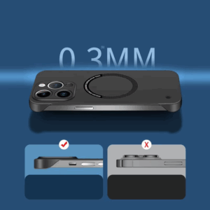 Ultra Thin Hard PC Magnetic Frameless Phone Case For Magsafe iPhone 15 14 Pro Max 13 12 Mini 11 Pro Max Matte Color Solid Cover - Image 3
