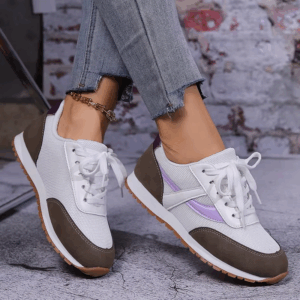 Fashion Mixed Color Running Shoes for Women Breathable Mesh Casual Sneakers Woman 2025 Spring Lightweight Comfort Walking Shoes - Image 4