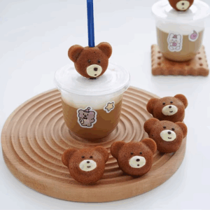 1 PC 4/6/9 Holes Cute Bear Panda Baking Mold Non-Stick Carbon Steel Baking Pan DIY Candy Biscuit Mould Cake Decoration Tools - Image 6