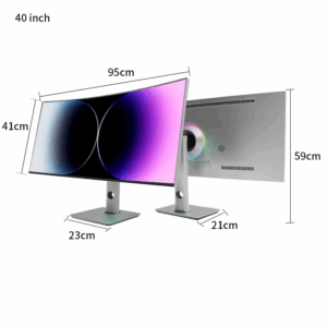 40inch Nano-IPS LED Monitor 1ms 21:9 5K 10Bit 2500R CURVED Screen 75hz GAMING Monitor Display DCI-P3 96% DP+HDMI+TYPE-C - Image 3