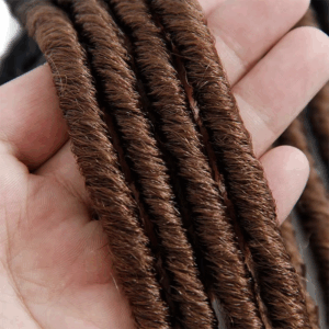 Straight Faux Locs Crochet Braids Hair 18Inch Ombre Synthetic Goddess Braids BraidingHair Extensions African for Women - Image 5