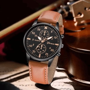 3PCS Men's Fashion Watch Set Business Trend Versatile Retro Classic Round Dial Quartz Watch Set as a Holiday Gift for Him - Image 5