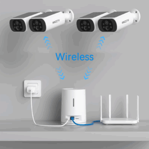 ARCCTV 4MP Wifi Solar Battery Camera Kit Surveillance Security System Humanoid Detection Siren Alarm Outdoor Wireless Camera Set - Image 3