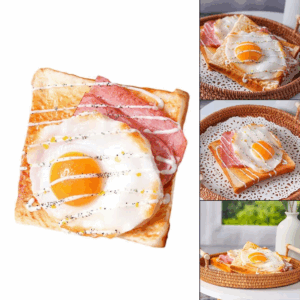 Simulation Toast Bread Model 11.5cmx3.5cm Props Cake Food Food Decoration Ornaments Fake Bread Model Eggs Toast Models - Image 4