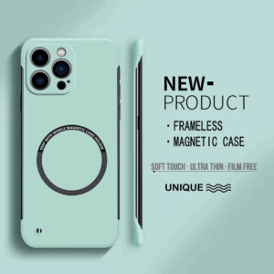 Ultra Thin Hard PC Magnetic Frameless Phone Case For Magsafe iPhone 15 14 Pro Max 13 12 Mini 11 Pro Max Matte Color Solid Cover - Image 6