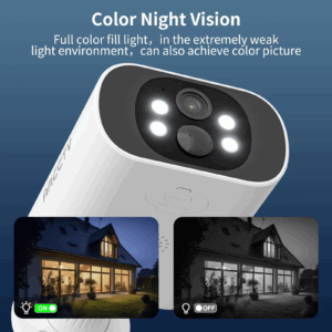 ARCCTV 4MP Wifi Solar Battery Camera Kit Surveillance Security System Humanoid Detection Siren Alarm Outdoor Wireless Camera Set - Image 6
