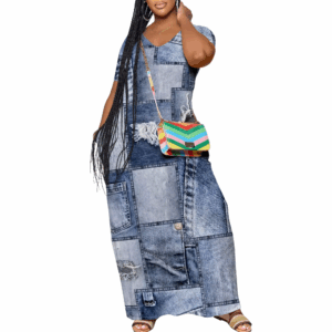 Women's Casual Maxi Dresses Summer Suspender Beach Dress Sundress with Pockets - Image 7