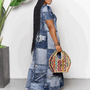 Women's Casual Maxi Dresses Summer Suspender Beach Dress Sundress with Pockets - Image 2