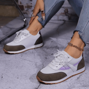 Fashion Mixed Color Running Shoes for Women Breathable Mesh Casual Sneakers Woman 2025 Spring Lightweight Comfort Walking Shoes - Image 2