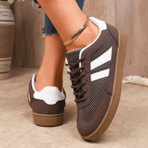 2025 New Breathable Sneakers Women Spring Autumn Soft Sole Lace Up Casual Flats Woman Comfort Non Slip Sports Shoes Female 36-43 - Image 5