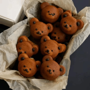 1 PC 4/6/9 Holes Cute Bear Panda Baking Mold Non-Stick Carbon Steel Baking Pan DIY Candy Biscuit Mould Cake Decoration Tools - Image 5