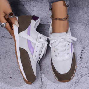 Fashion Mixed Color Running Shoes for Women Breathable Mesh Casual Sneakers Woman 2025 Spring Lightweight Comfort Walking Shoes - Image 3
