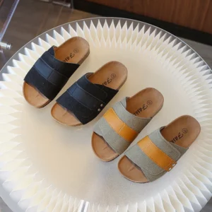 Children Slippers Summer Boys Girls Casual Flip-flops Flat Bottom Non-slip Beach Slippers Kids Outdoor Fashion Sandals Тапочки - Image 4