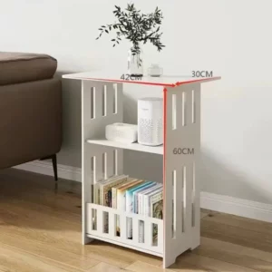 Nordic Style Wooden Storage Table Multipurpose for Bedside Living Room Office Organizer Portable Mini Square Design Coffee Table - Image 10