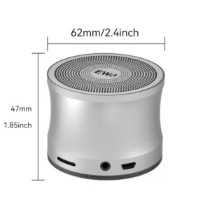TWS Bluetooth Speaker Metal Portable Music Speakers With AUX-IN, Micro SD, Microphone, Hands-Free For Home Sound Box - Image 5