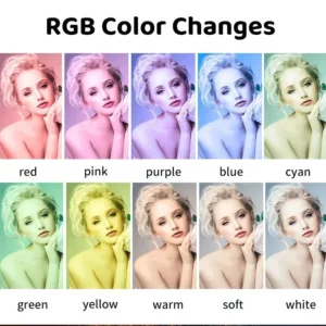 10 Inch Dimmable RGB LED Selfie Ring Light Photo Ring Lamp Photo Lighting With Tripod For Phone Makeup Video Live Volg - Image 5