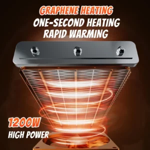 3 in 1 Electric Space Heater Cooling Fan & Heater Fan & Humidifier 1200W Portable Heater timed &Overheat Protection Desk Heaters - Image 3