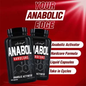 Anabol Hardcore Supplement - Muscle Growth, Improved Endurance, Stress and Mood Relief, and Overall Health - Image 4