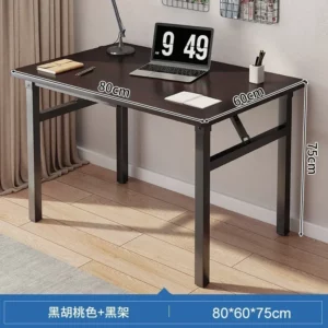 Home furnitureFoldable Computer Table Desktop Desk Home Desk Bedroom Rental House Small Table Simple Study Writing Desk - Image 2