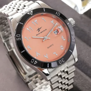 Quartz Watch Large Dial Luxury Business Date Stainless Steel Round Quartz Men Wristwatch Reloj Masculino for Daily Wear - Image 5
