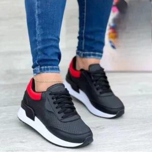 2025 NEW Women's Summer Breathable Running Shoes Soft Bottom Casual Lightweight Mesh Sneakers Trendy Synthetic - Image 2
