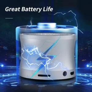 TWS Bluetooth Speaker Metal Portable Music Speakers With AUX-IN, Micro SD, Microphone, Hands-Free For Home Sound Box - Image 4