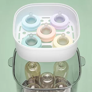 Baby Electric Steam Bottle Sterilizer Feeding Bottle Sterilizers Milk Warmer Electric Kid Bottle Sanitizer with Timer - Image 4