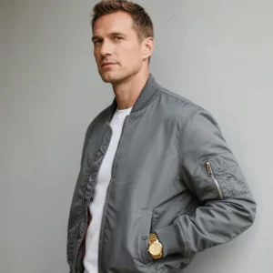 Men's Fashion Bomber Jacket Casual Windbreaker Slim Fit Military Coat Spring Autumn 2025 New Hot Outerwear Stand Collar - Image 3