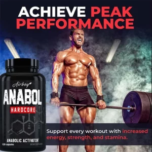 Anabol Hardcore Supplement - Muscle Growth, Improved Endurance, Stress and Mood Relief, and Overall Health - Image 6