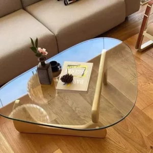 Transparent Glass Coffee Tables Living Room Small Luxury Minimalist Tea Table Floor Modern Design Couchtische Nordic Furniture H - Image 5
