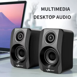 Home wired subwoofer desktop game sound USB powered 3.5mm audio interface 3D surround cinema level computer multimedia speakers - Image 2
