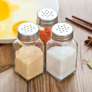 Kitchen Glass Spice Bottle Barbecue Seasoning Bottle with Lid Salt and Pepper Shaker Pepper Shaker Mini Seasoning Jar Set - Image 5