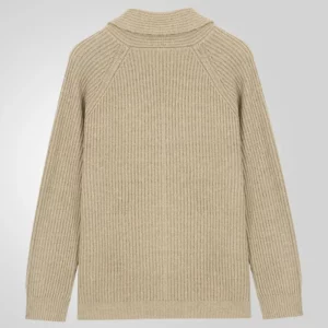 Coat Men Cardigan Sweaters Turn Down Collar Full Sleeve Coats Single Breasted Solid Open Stitch Autumn Winter Outerwear - Image 4