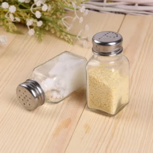Kitchen Glass Spice Bottle Barbecue Seasoning Bottle with Lid Salt and Pepper Shaker Pepper Shaker Mini Seasoning Jar Set - Image 6