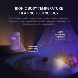 Xiaomi Mosquito Killer Lamp Wireless Electric Silent Type-C Rechargeable Fully automatic Inhalable Trapping Camping Household - Image 5