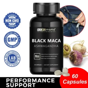 Male Enhancing Supplement with Black Maca, Stamina & Energy, Men's Muscle Enlargement - Image 2