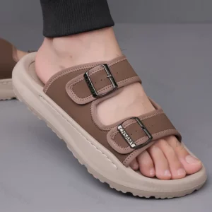 Men's Slippers 2025 Summer Breathable Outdoor Beach Sandals Non Slip Flip Flops New Flat Slippers High Quality Men's Shoes - Image 1